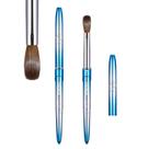 Escova de unhas acrílica KEMEISI 100% Pure Kolinsky tamanho 12 azul