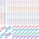 Escova de unhas Patelai Handle Grip 100 peças de plástico multicolorido