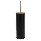 Escova de Vaso Sanitário com Tampa de Bambu e Cabo em Inox Escova de Banheiro Escova de Vaso Sanitário com Tampa de Bambu e Cabo em Inox Escova de Banheiro