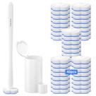 Escova de vaso sanitário Topo Bear descartável com 40 recargas Escova de vaso sanitário Topo Bear descartável com 40 recargas