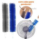 Escova De Ventilador Flexível Microfibra Removedor De Poeira Doméstica Limpeza Dobrável Ar Condicionado Obturador