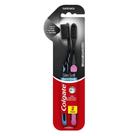 Escova Dental Colgate Slim Soft Carvão - 2 Unidades - Suave e Macia