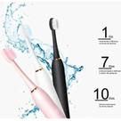 Escova dental elétrica ipx7 cor preta