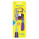 Escova Dental Infantil Roxa Extra-Macia Magic Brush Angie Escova Dental Infantil Roxa Extra-Macia Magic Brush Angie