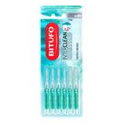 Escova Dental Interdental BITUFO Cilíndrica Fina 4mm Interclean Extra Macia 6 Unidades