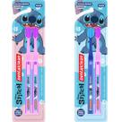 Escova dental juvenil macia - disney stitch - dentalclen