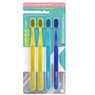 Escova dental kess pro extra macias 6580 kit com 4un