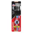 Escova Dental Slim Soft Black 3unid - Colgate Escova Dental Slim Soft Black 3unid - Colgate