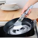 Escova Dispenser Detergente Sabão Bucha Cabo Esfrega Panela Remove Gordura Cozinha