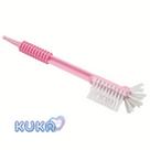 Escova Dupla Ação Para Lavar Mamadeira Da Kuka Rosa