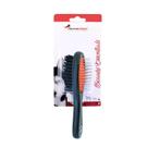 Escova Dupla GermanHart Beauty Essentials cabo em madeira - pequeno p/ Cães