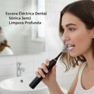 Escova Elétrica Dental Sônica 3Em1 Limpeza Profunda
