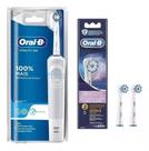 Escova Elétrica Recarregável Oral B Vitality + 2 Refis 220v Escova Elétrica Recarregável Oral B Vitality + 2 Refis 220v