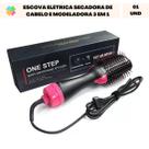 Escova Elétrica Secadora de Cabelo e Modeladora 3 em 1 (127 V - 1200 W)