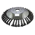 Escova Em Aço Para Roçadeira Universal 200 mm Limpa Tudo 8" X 1"