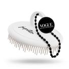 Escova Esfoliante para Couro Cabeludo Jupiter Scalp Massager - Branca