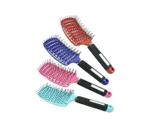 Escova Hairdo Profissional Raquete Vazada Curva Cerâmica Original Cores Sortidas