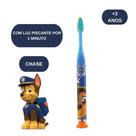 Escova Infantil Patrulha Canina C/ Luz Pisca 60 Segundos Gum