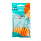 Escova Interdental 0.45mm Laranja TePe Higiene Dentes Sensíveis Aglutinados Remoção Placas Fio Dental Alternativo Suave