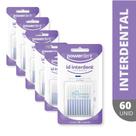 Escova Interdental Cônica de 3-7mm (Azul) 10 unidades Powerdent - 6 Cartelas