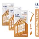 Escova Interdental KIN Micro 0,7mm 18 unidades