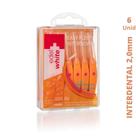 Escova Interdental Laranja 2.0mm 6 unidades Edel White