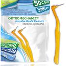 Escova interdental, limpadores angulares ortomecânicos Jumbo, 50 unidades