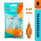 Escova Interdental Macia Tepe Original Laranja Size 1 0.45mm 8 unidades