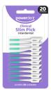 Escova Interdental Slim Pick 20 Unidades PowerDent Limpeza Entre Dentes Escova Interdental Slim Pick 20 Unidades PowerDent Limpeza Entre Dentes