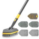 Escova lavadora de banheira Tile DALIPER com cabo longo 3 em 1