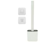 Escova Limpa Vaso Sanitária Quadrada Linha Luxo Silicone