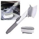 Escova limpeza lava louca automatica dispenser detergente 4