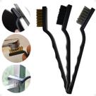Escova Limpeza Pesada Kit 3 Escovas De Aço, Nylon E Latão