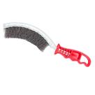 Escova Manual de Aço Carbono com Cabo Plástico Curvo Pequi