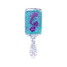 Escova Marco Boni Raquete Glitter Almofadada Disney Sereia