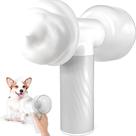 Escova Massageadora Elétrica para Banho de Pets com Dispenser