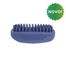 Escova MBS Emborrachada Para Banho Pet