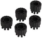 Escova McCULLOCH A275-002 de nylon curta, pacote com 5
