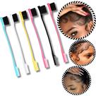 Escova Para Baby Hair 2 em 1 Pentinho Definidor Sobrancelha