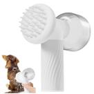 Escova para Banho Espuma Pet Cao Cachorro Gato Animal de Estimaçao Dispenser Automatico USB Bateria Recarregavel Massageadora Limpeza Cuidado Higiene
