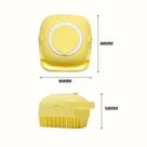 Escova Para Banho Pet Com Dispenser Silicone Massagem Pente