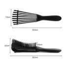 Escova Para Cabelo Cacho Pente Polvo Preto