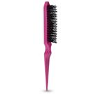 Escova para cabelo SIMPOR com cerdas de nylon para desfiar e pentear para trás, roxa