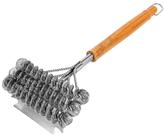 Escova para Churrasqueira BBQ-Aid 46 cm com Raspador em Aço Inoxidável Escova para Churrasqueira BBQ-Aid 46 cm com Raspador em Aço Inoxidável