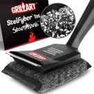 Escova para grelhar GRILLART SteamWizards Bristle Free com 1 almofada