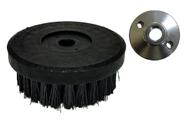 Escova para lavar base plástica 120 mm cerdas grossas pretas 0,30 mm COM FLANGE