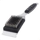 Escova Para Limpar Grelha Churrasqueira Raspador Cerda Inox
