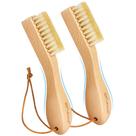 Escova para manchas de roupa BFWood Natural Soft Boar Cerdas, 2 unidades