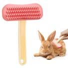 Escova para Pets CYUXING de Silicone Macio para Coelhos