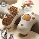Escova Pet 3 Em 1 Limpeza Vapor Massagem tira pëlos Cães Gato Coelho Profissional